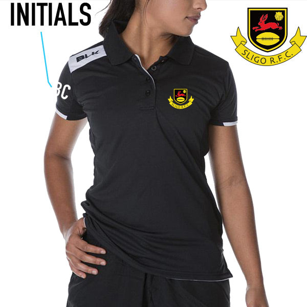 Sligo Rugby BLK Womens Tek VI Polo - CLEARANCE