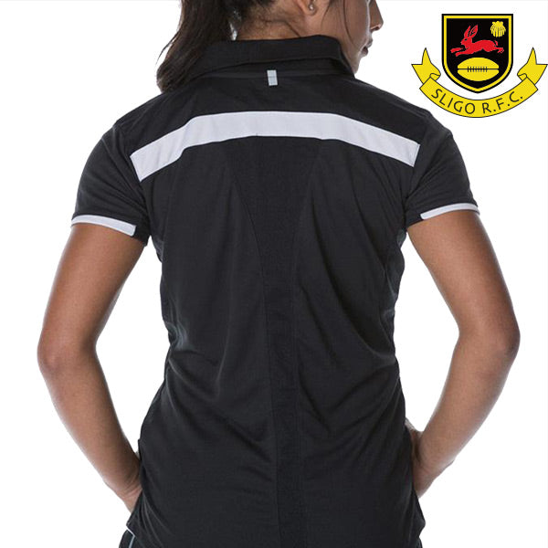 Sligo Rugby BLK Womens Tek VI Polo - CLEARANCE